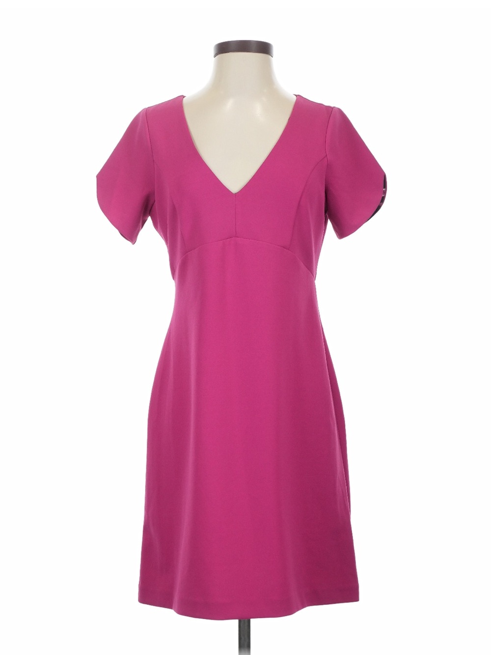Betsey Johnson Pink V-Neck Short Sleeve Dress 4